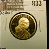 Image 1 : 2007 S Proof 67 Sacagawea Dollar.