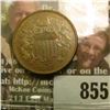 Image 1 : 1867 U.S. Two Cent Piece, Brown AU.