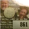 Image 2 : 1856 U.S. Three Cent Silver, EF 40.