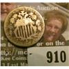 Image 1 : 910 _ 1866 with Rays U.S. Shield Nickel, AG.