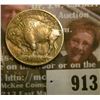 Image 2 : 913 _ 1913 P Type One Buffalo Nickel, EF.