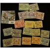 Image 1 : 938 _ (17) Different Old New York Stock Transfer Stamps. Several are hole canceled.