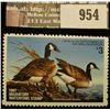 Image 1 : 954 _ 1981 Minnesota Migratory Waterfowl Stamp Minnesota Department of Natural Resources depicting C