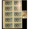 Image 1 : 969 _ Uncut Sheet of ten 1980 $5 Migratory Waterfowl Stamps depicting Redheads. Mint, unsigned.