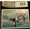 Image 1 : 973 _ 1978 Minnesota Migratory Waterfowl Stamp Minnesota Department of Natural Resources depicting W