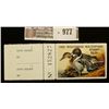 Image 1 : 977 _ 1982 Wisconsin Waterfowl Stamp $3.25. Unsigned with panel edge.