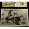 Image 1 : 981 _ 1978 Mississippi Game and Fish Commission Waterfowl Stamp $2.00. Mint, NH, unsigned. MS3.