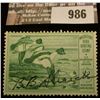 Image 1 : 986 _ 1949 RW # 16, Two Dollar U.S. Department of Agriculture Migratory Bird Hunting Stamp, signatur