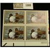 Image 1 : 1000 _ 1989 Plateblock of Four RW56 U.S. Department of Agriculture Migratory Bird Hunting $10.00 Sta