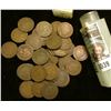 Image 1 : 1039 _ 1888 Solid Date Roll of (50) U.S. Indian Head Cents stored in a plastic tube. All solid Good 