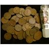 Image 2 : 1077 _ 1904 Solid Date Roll of (50) U.S. Indian Head Cents stored in a plastic tube. All solid Very 