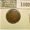 Image 1 : 1102 _ 1908 S U.S. Indian Head Cent, Very Fine.