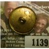 Image 2 : 1139 _ "Texas" Three-piece Civil War Uniform Button, excellent condition. Reverse reads "Waterbury C