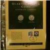 Image 10 : 1148 _ Postal Commemorative Society "U.S. Coins of the 20th Century" Album with Coins including: (7)