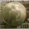 Image 2 : 1153 _ 1922 S U.S. Peace Silver Dollar. AU-BU.