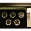 Image 1 : 1174 _ 2004 Colorized Statehood Five-Piece Quarter Set in a fancy holder and special box. Each coin 