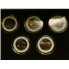Image 2 : 1175 _ 2005 Colorized Statehood Five-Piece Quarter Set in a fancy holder and special box. Each coin 