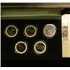 Image 1 : 1177 _ 2007 Colorized Statehood Five-Piece Quarter Set in a fancy holder and special box. Each coin 