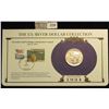 Image 1 : 1226 _ 1934 Denver Mint U.S. Peace Silver Dollar in a special protected cover with post marked comme