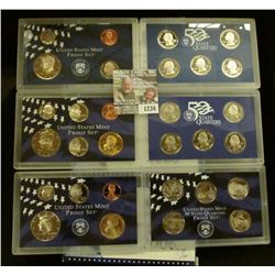 1234 _ 1999 S, 2005 S, & 2006 S U.S. Proof Sets. CDN Bid is $16.50