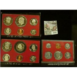 1241 _ 1978 S, 79 S, & 80 S Proof Sets. All original as issued. CDN bid is $15.25..