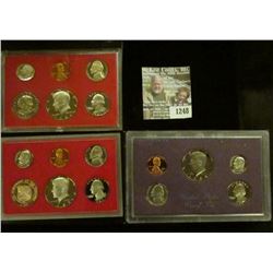1248 _ 1981 S, 82 S & 87 S U.S. Proof Sets. All original as issued. Coin Dealer Newsletter Bid Price