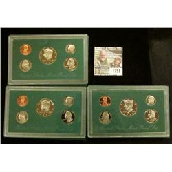 1251 _ 1996 S, 97 S, & 98 S U.S. Proof Sets. All original as issued. Coin Dealer Newsletter Bid Pric