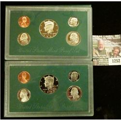 1252 _ 1997 S, & 98 S U.S. Proof Sets. All original as issued. Coin Dealer Newsletter Bid Price is $