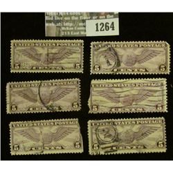 1264 _ Pack of Six Scott C12 Stamps.