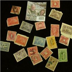 1277 _ Pack of (20) Old Documentary Stamps, several varieties.