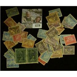 1279 _ Pack of (50) various Documentary Stamps over 100 Years Old.