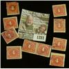 Image 1 : 1281 _ Pack of (10) Documentary Stamps (5) Four Cent & Five One Cent.