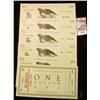 Image 2 : 1301 _ Extremely rare and unheard of group of Six Consecutive Serial numbered $1 "The George Junior 