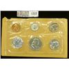 Image 1 : 1312 _ 1962 U.S. Proof Set in original flat pack and cellophane as issued. (5 pcs.).