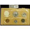 Image 2 : 1314 _ 1962 U.S. Proof Set in original flat pack and cellophane as issued. (5 pcs.).