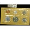 Image 1 : 1315 _ 1963 U.S. Proof Set in original flat pack and cellophane as issued. (5 pcs.).