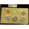 Image 1 : 1316 _ 1963 U.S. Proof Set in original flat pack and cellophane as issued. (5 pcs.).