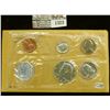 Image 1 : 1323 _ 1964 U.S. Proof Set in original flat pack and cellophane as issued. (5 pcs.).