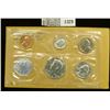 Image 1 : 1329 _ 1964 U.S. Proof Set in original flat pack and cellophane as issued. (5 pcs.).