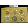 Image 1 : 1331 _ 1960 P Large Date U.S. Proof Set in original flat pack and cellophane as issued. (5 pcs.).