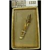 Image 1 : 1332 _ "Anson" Golf Club Tie Bar, new in box.