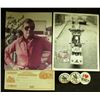 Image 1 : 1341 _ "I Love Mercy" Pin-back; pair of "University of Iowa Homecoming '71" Pin-backs; Peru, Indiana
