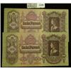 Image 1 : 1350 _ Rare pair of Consecutively serial numbered Crisp Uncirculated 1930 Budapest, Hungary 100 Peng