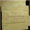 Image 2 : 1359 _ Account Book "The Savings Bank of Fort Mill, Fort Mill, S.C. (dated 1905); 1860 era check "J.