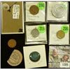 Image 2 : 1385 _ Glass Gambling Token with Oriental design; "Keep me and Never Go Broke" encased Penny; "Statu