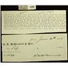 Image 1 : 1392 _ 1873 Personally signed check "C.H. Mc Cormick & Bro. Chicago" made to Pay self $110.50 and si