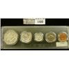 Image 2 : 1400 _ 1955 Year Set of U.S. Coins, Brilliant Uncirculated to EF, and stored in a Snaptight Case.