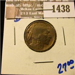 1438 _ 1913-D Type 1 Buffalo Nickel Will Full Horn and Rotated Reverse