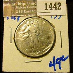 1442 _ 1919 P Walking Liberty Half Dollar