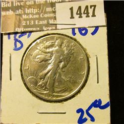 1447 _ 1929-D Walking Liberty Half Dollar